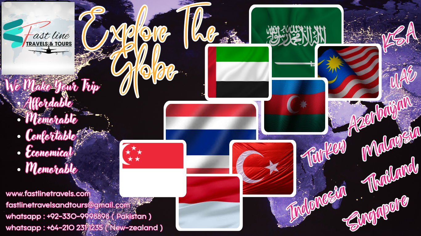 INTERNATIONAL TOURS FROM PAKISTAN
